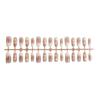 30PCS High-End Oil Painting Style Cat Eye Fake Nails – Handmade Nail Art Tips for Sweet Girl Wearable Nails