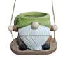 Dwarf Swing Hanging Resin Flower Pot for Outdoor Garden Decor