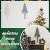 Handmade Cotton Rope Weaving Christmas Tree Tassel Decoration Hanging Decoration Christmas Gift Bedroom Wall Decoration