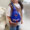 America Child Captain Anime Shoulder Bag Outdoor Casual Cartoon Chest Bag Fashion