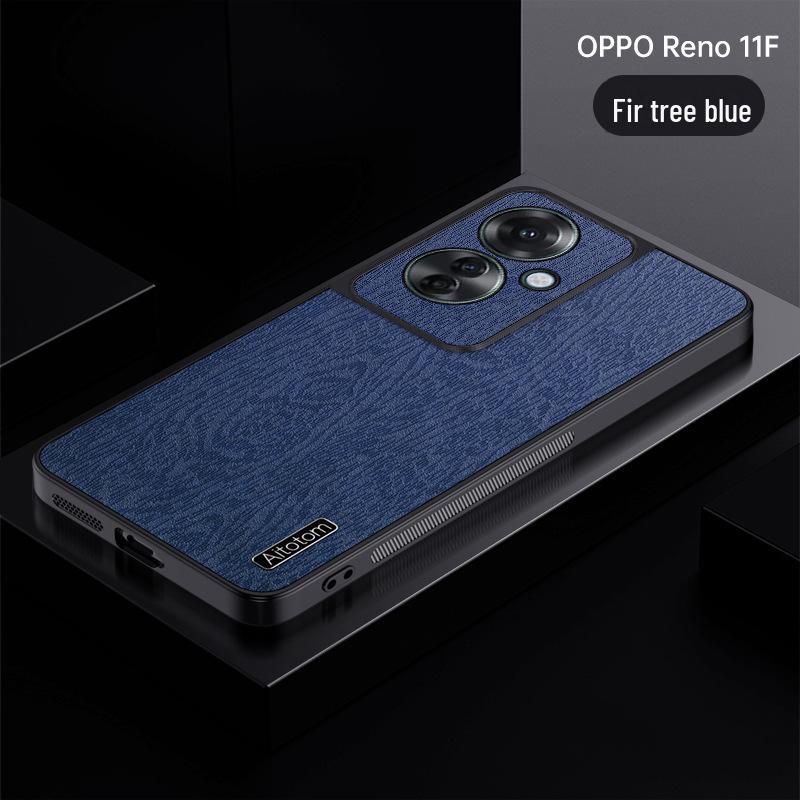 New Reno11F Mobile Phone Case: Simple Foreign Bark Pattern, Anti-Fall Design for Reno11 5 and Reno10p.