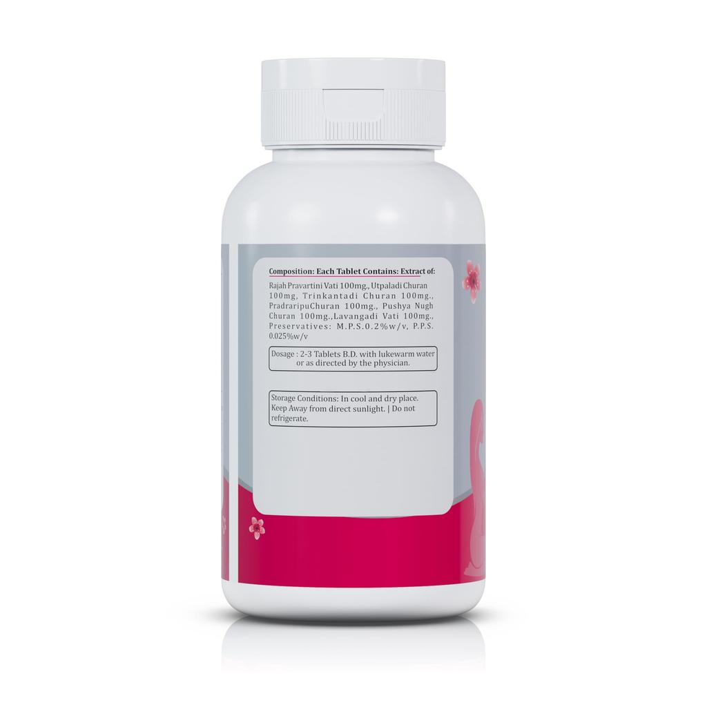 Shuddhi Ayurveda Shuddhi Pushp Balance | Natürliche Wellness-Tabletten für Frauen | Allgemeine Wellness-Tabletten | Wellness-Unterstützung für Frauen, 60 Tabletten