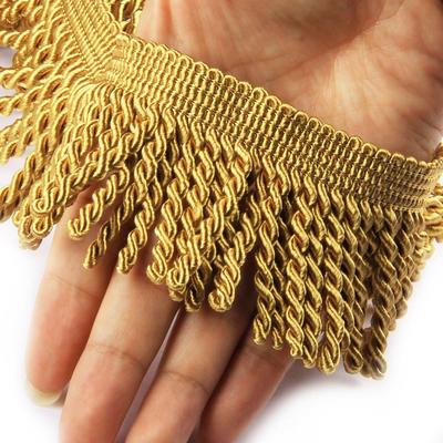 Vorhangfransen, Bullion-Fransenbesatz, 5 m x 6 cm, Stoffbesatz, Nähen, DIY-Dekoration für Vorhang, Sofa, Kleidung