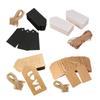 100 PCS Kraft Gift Tags Blank Label Paper Wedding Labels Birthday Luggage Tags
