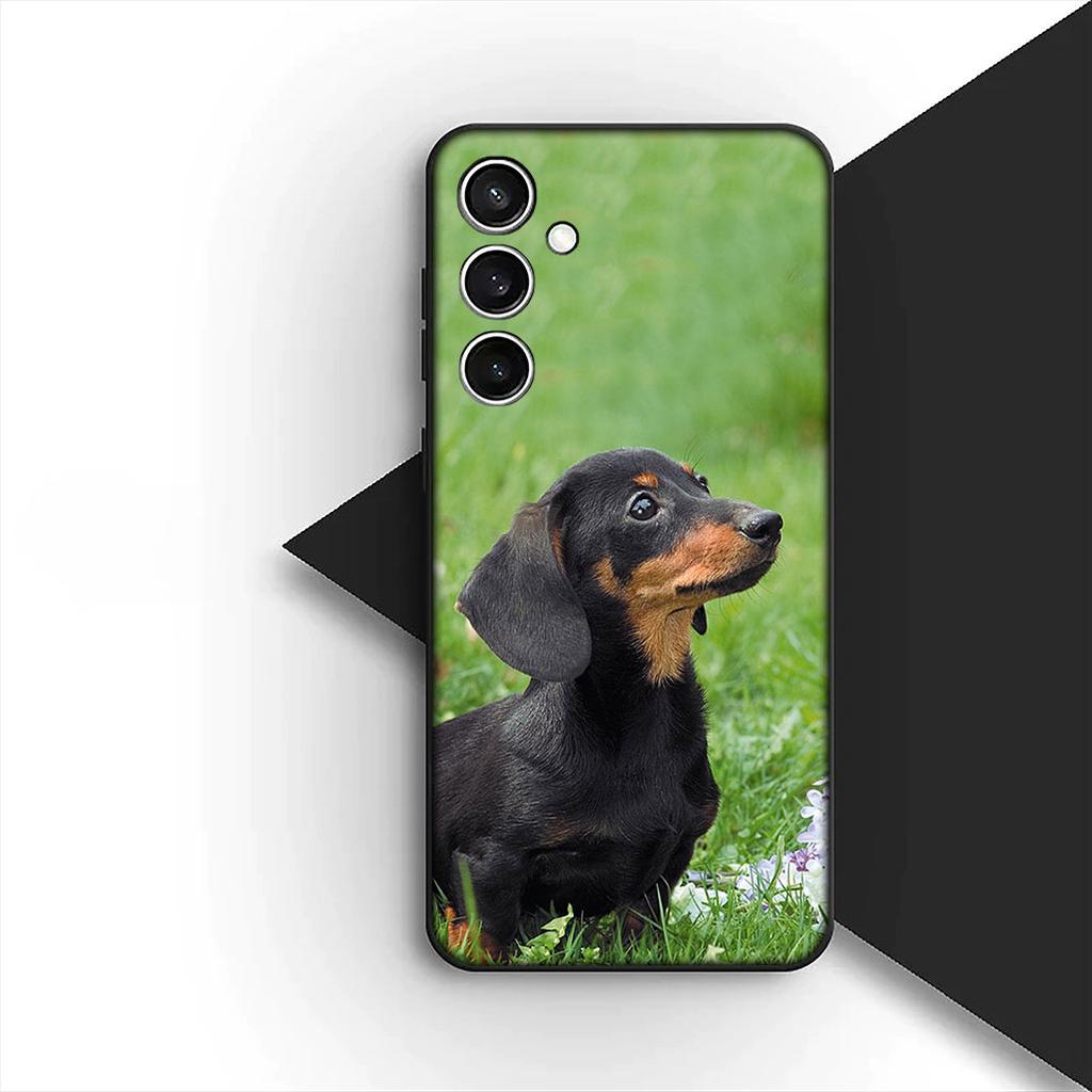 for Samsung Galaxy S10 S8 S9 Plus A33 A34 A31 70 A71 A72 Note 20 9 8 S10E Phone Case Yorkshire Terrier Yorkie Dachshund Dog