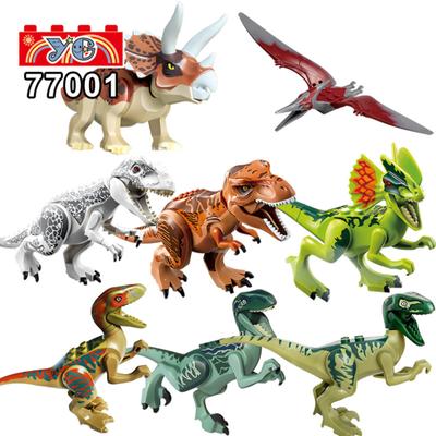 Sıcak! Lego dinozor oyuncaklar Jurassic dünya dinozor yapı taşı monte eğitici oyuncak çocuklar için hediyeler