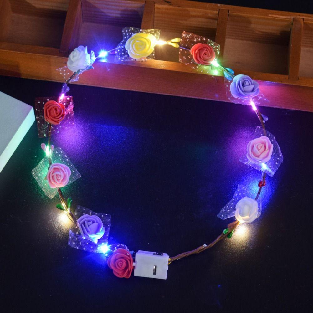 

Квітковий головний убір. Легка квіткова пов язка. Гірлянда. Світла квіткова корона. Весілля A