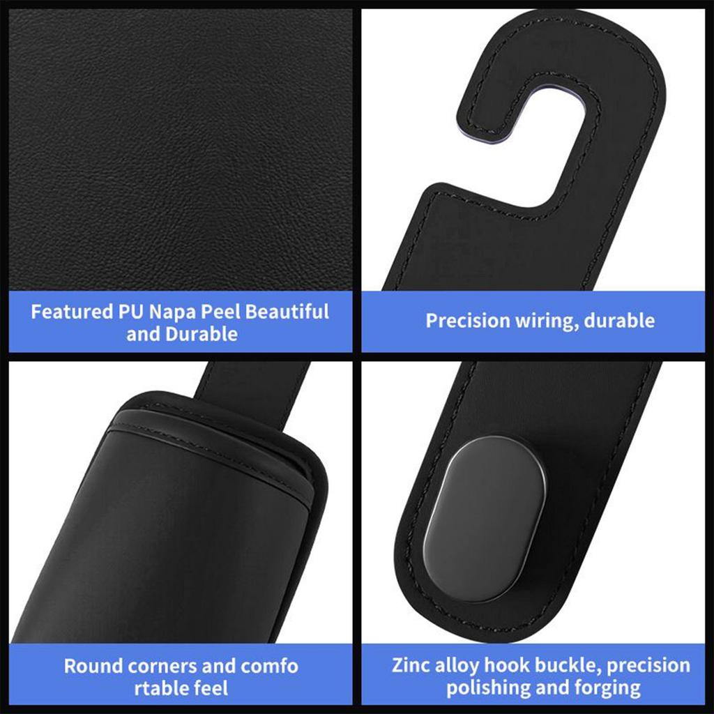 Car Seat Hooks Cup Holder Organizer Non-Slip Car Headrest Hook For Interior Truck Vehicle Trip Organization