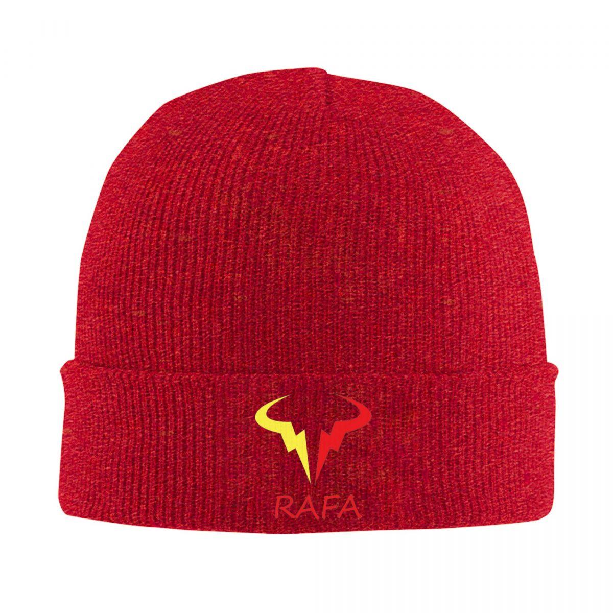 

Rafael Nadal RN Rafa Warm Knitted Cap Hip Hop Bonnet Hat Autumn Winter Outdoor Beanies Hats for Men Women Adult One Size