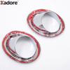 For Nissan X-TRAIL 2012 2013 Chrome Front Fog Light Lamp Cover Trim Head Foglight Foglamp Frame Bezel Trims Car Accessories