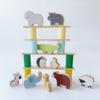 Wooden Animal Balance Stacking Blocks For Kids Educational Parent Child Play