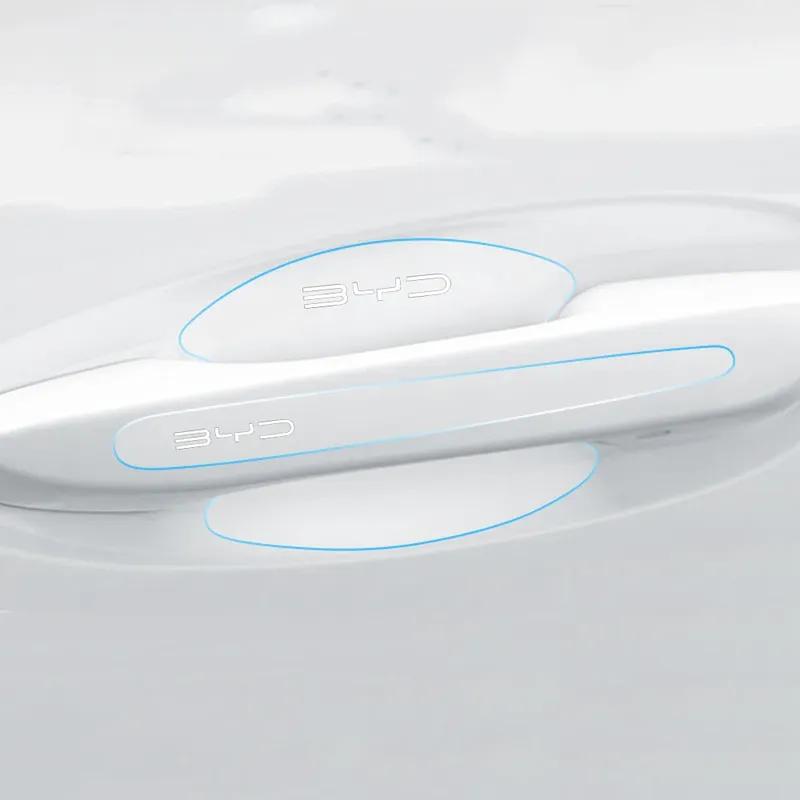8pcs Car Door Handle Transparent Protection Exterior Door Bowl Sticker For BYD Atto 3 Act 3 Tang F3 E6 Dmi Yuan Song Plus Ev F0