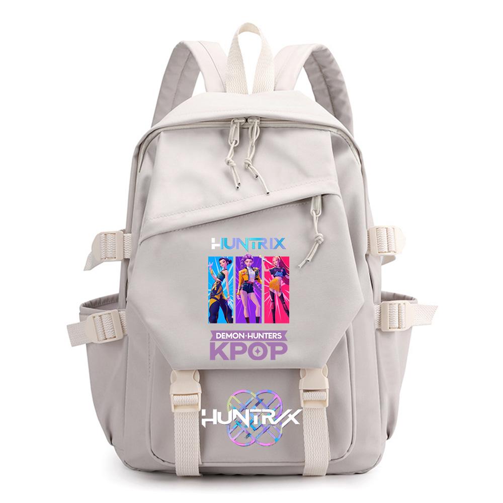 Anime Kpop Dämonenjäger Bedruckter Rucksack für Teenager Junge Mädchen Schulanfang Schultasche Kinder Student Buchrucksack Frauen Reisetasche Kindergeschenk Mochila