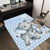 1PC Elephant Non-Slip Floor Carpet Compatible for Office&Living Room&Bedroom&Dining room -  Soft & Pattern, Vibrant Colors-H0416