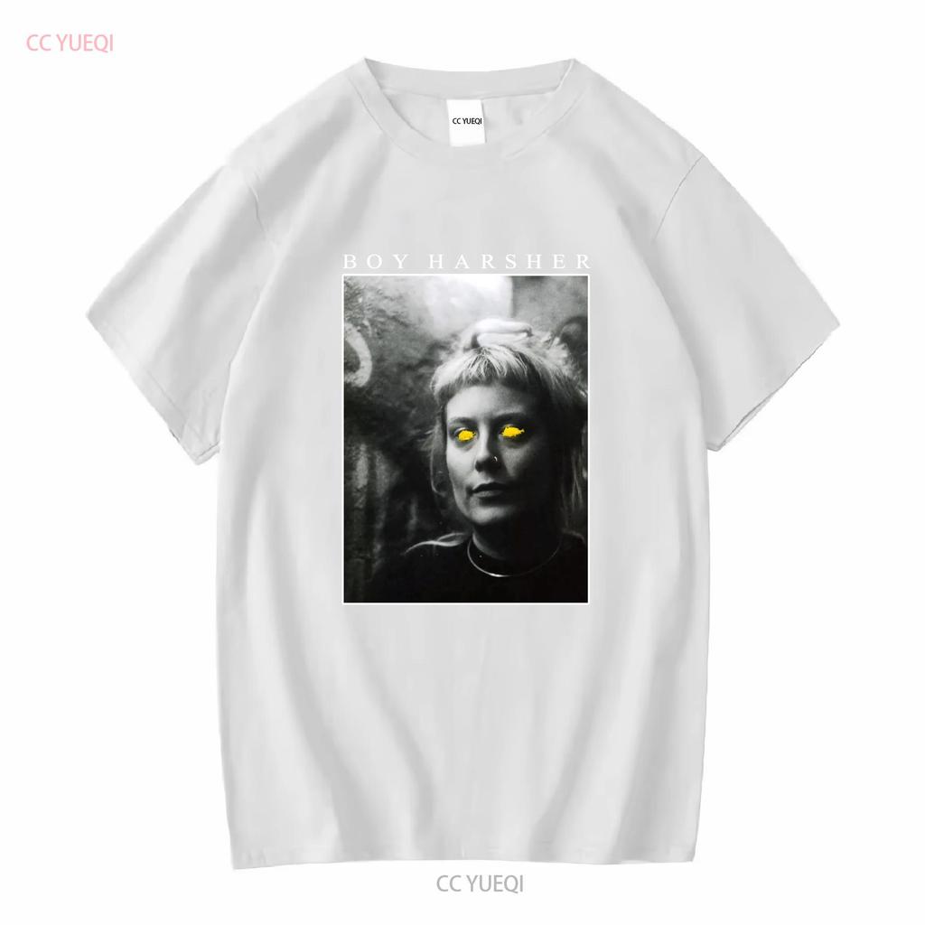 Boy Harsher band poster T shirt black All sizes S to 5Xl TA3148 vintage Washed Slightly Stretched Versatile streetwear Casual