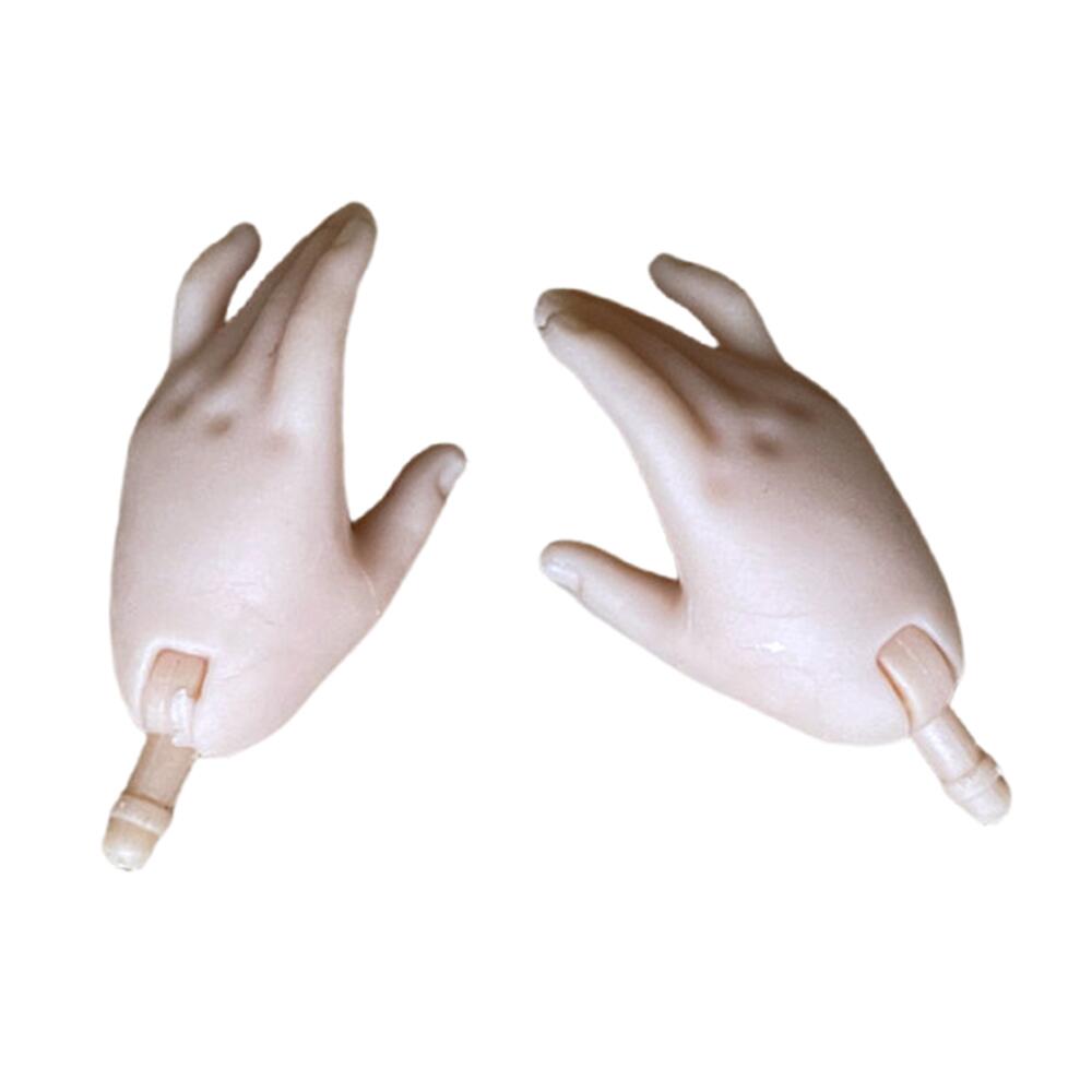 Original Rainbow Doll Replacement Hands Black White Brown Skin Tone Dolls Playing DIY Accessories