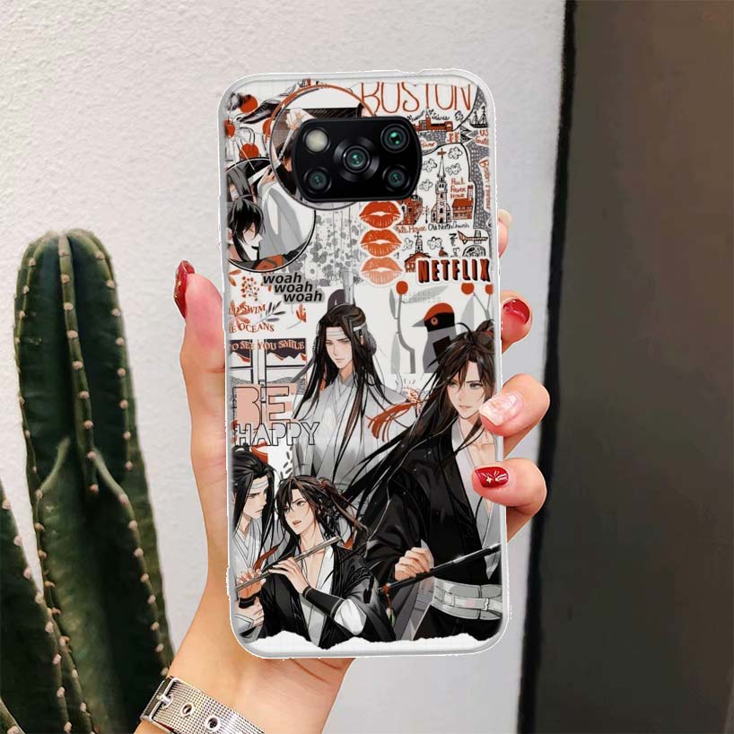 Mo Dao Zu Shi MDZS Manga For Xiaomi Poco X7 X6 X5 X4 Nfc F7 Ultra F6 F5 Pro Phone Case F4 Gt F3 M6 M5 M4 M3 5G Fundas Cover Coqu