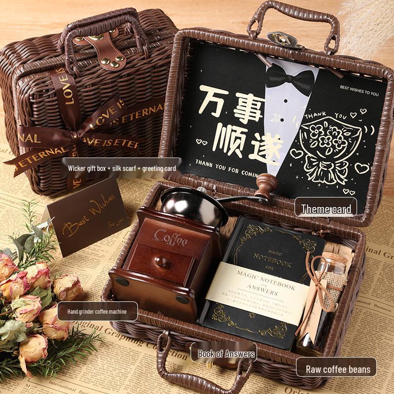 Pánská dárková sada kávovaru: Ideální k narozeninám, kreativní nikové dárky pro svědky nebo pro přítele a manžela.
