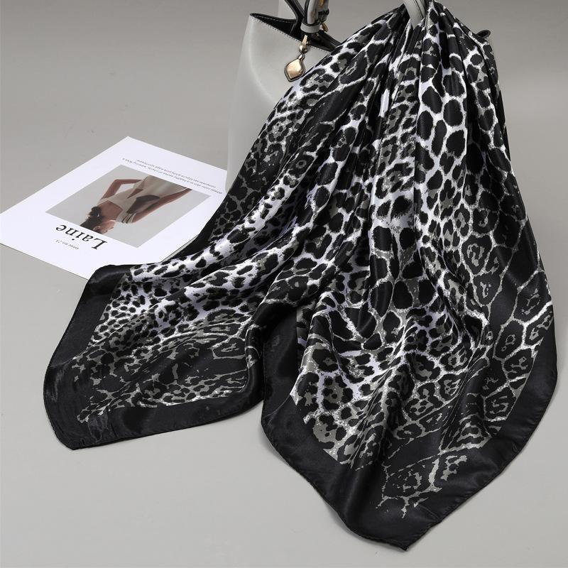 90 Square Scarves, Silk Scarves, Women's New Spring and Summer High-end Sense Versatile, Thin Scarves, Shawls Outside