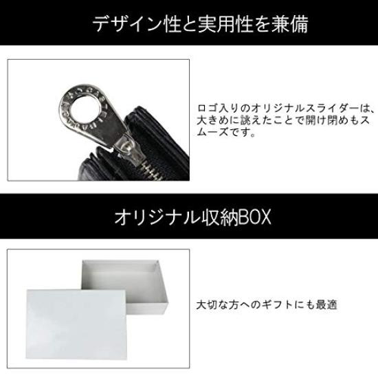 [Castelbajac] Bifold Wallet with Coin Purse Middle Wallet PICCOLO 022615 Black