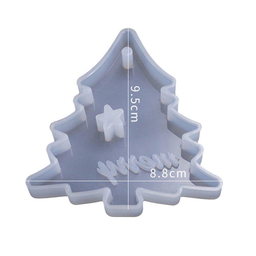 Casting Molds Christmas Tree Pendant Silicone Mold Craft Mould Crystal Epoxy Elk Shape