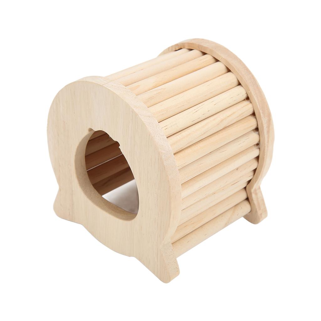 Wooden Hamster House Small Animal Hideout for Hamster Gerbils Mice Lemmings Rats