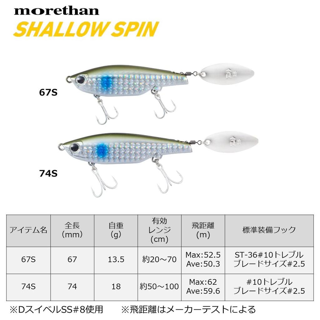 Daiwa Morethan Shallow Spin 67S