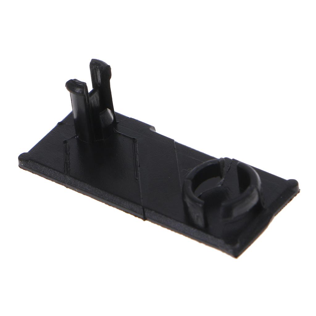Black Rubber Plug Screw Hole Pad Dust Protector Plastic Pad for Slim 2000 3000 Console - 9 Pieces/set