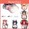 Premium Milk Silk Fabric Anime Mouse Pad With Unique 3d Chest Design