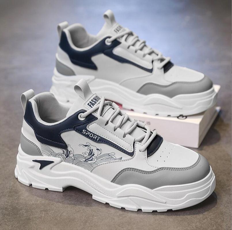 Men'S High-Quality Thick-Sole Casual Shoes Four Seasons New Soft-Sole Comfortable Outdoor Walking Shoes Youth Fashion Flat Shoes