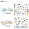 KADS 11pcs/set Valentines Lips Love Series Design DIY Nail Art Stickers Water Transfer Decal Sticker Wraps