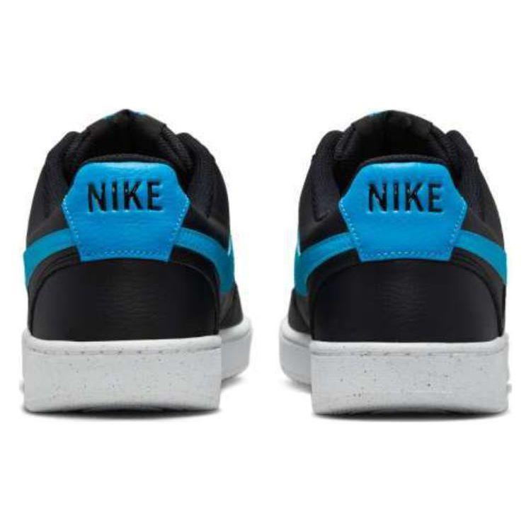 Nike Court Vision Low Next Nature Black Laser Blue Men Sneakers White DH2987-005