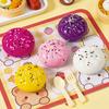 Sesame Steamed Bun Squeeze Toy Simulated Dumpling Sensory Pinch Fidget Toy Stress Relief Relaxation Decompression Tool