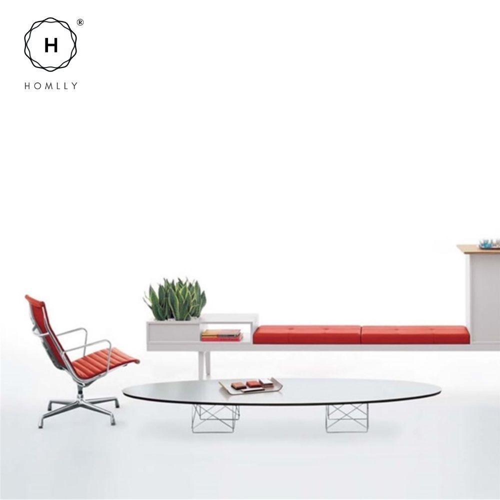 Homlly Eames Elliptical Coffee Table