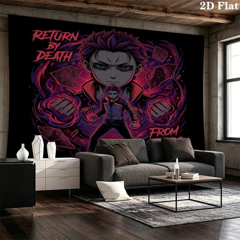 Re Zero Arazzo da Parete Appeso Estetico Coperta in Tessuto Stampato Arazzi Decorativi Per Camera da Letto Soggiorno Decorazioni per la Casa