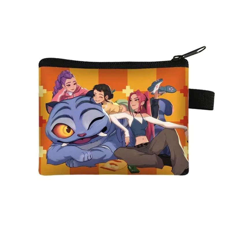 Witch Hunters Change Bag Coin Storage Bag Wallet Short Portable Key Card Bag Cartoon Bag