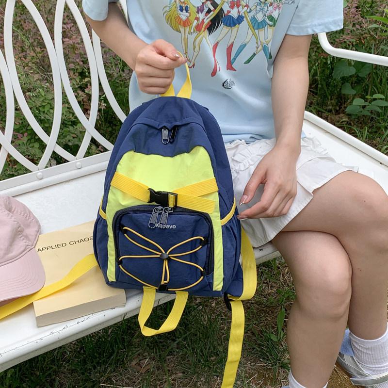 Schulrucksack Hoher Wert Dopamin-Farbkombination Rucksack Schüler Leichter wasserdichter Pendler-Schulrucksack Outdoor-Freizeit kleiner Rucksack
