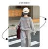 Girls' Korean-Style Sweatshirt & Cargo Pants Set 2025 - Autumn Fashion for Children