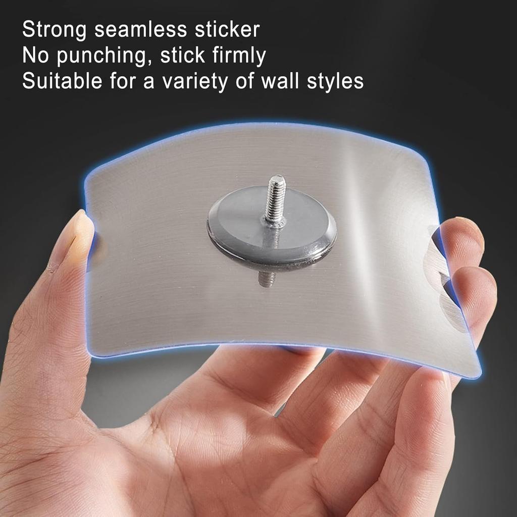 Punch-Free Aluminum Storage Rack Bathroom Organization Shelf,Wide Edge Single Layer Triangle