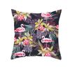 Tropical Decoration Print Cushion Cover Polyester Green Plant Throw Pillow for Sofa/Home Decorative Pillowcase