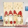 2pcs,Curtains Christmas Cats Yarn Balls (2) Light Filtering Modern Curtains Durable 100% Polyester Fabric Curtains Art Deco