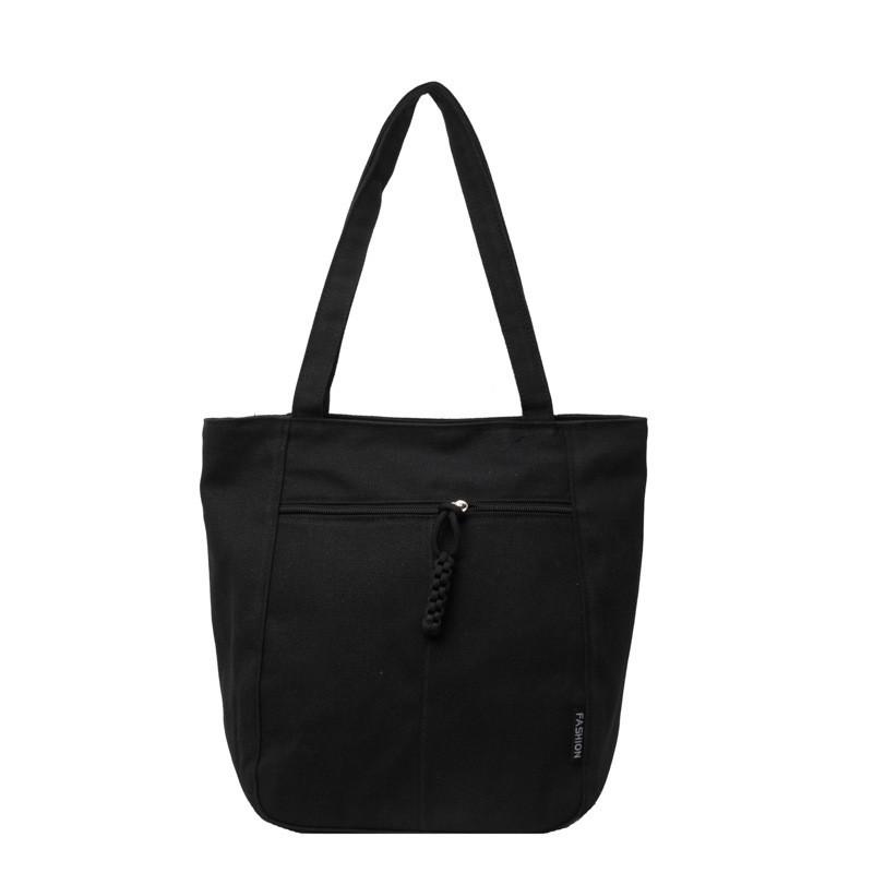 Stylish Lightweight Large Capacity Commuter Tote Bag For Women Trendy Canvas Shoulder Bag