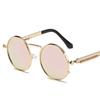 Vintage Punk Style Sunglasses Men Retro Round Metal Frame Women Sun Glasses Fashion Eyewear  Mujer UV400