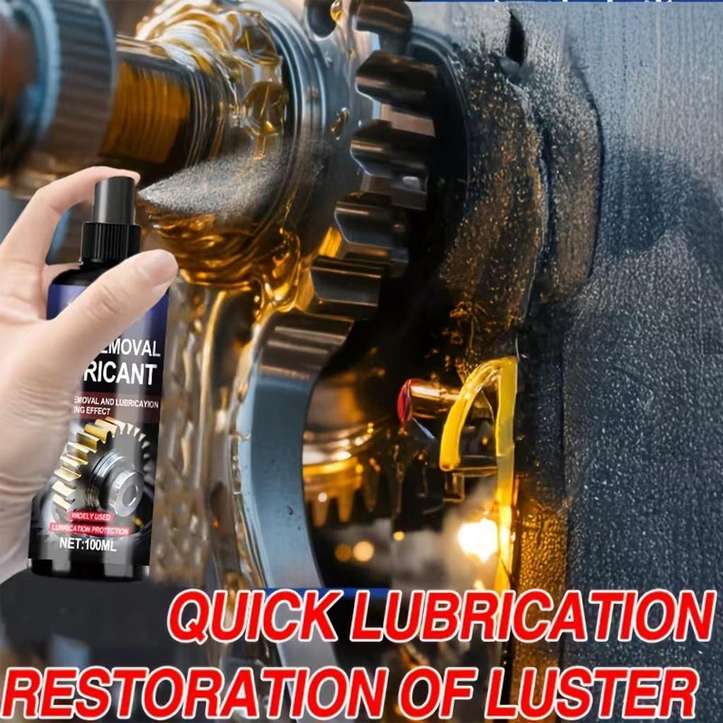 Rust Remover Restore Shine Lubrication 100ml Vehicles Metal Rust Remover for Equipment Maintenance Hinges Chassis Bolts Bicycle