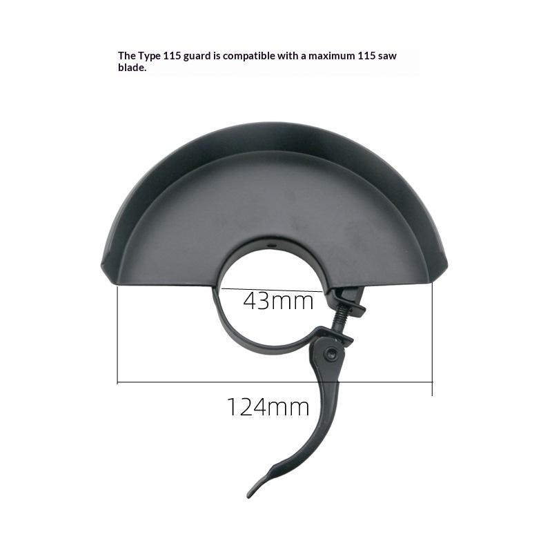 1 db 125/100/115/150 mm Sarokcsiszoló Burkolat Védőburkolat Csiszolótárcsa Kerékvédő Gyorscsere Csiszolótárcsa Porvédő Burkolat 115 model