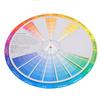 Tattoo Color Wheel Pigment Color Wheel Mixing Guide Tattoo Accessory (23cm Diameter)