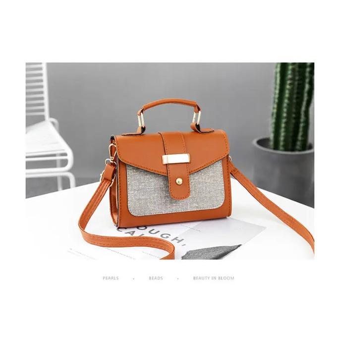 New Fashion Women's Bag Leather Bags Small Brim Crossbody Shoulder Bag for Women Messenger Bags for Women