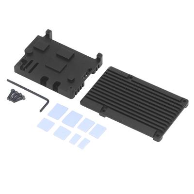 Kühlkörpergehäuse Aluminiumlegierung Präzises Port-Kühlgehäuse mit Wärmeleitpads für RPi 5 8GB 4GB 2GB 1GB