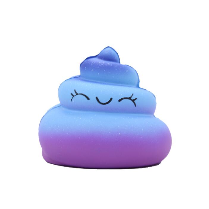 Farbenfrohes Kacke Squishy Langsam Aufgehend Kawaii Weiches Quetschspielzeug Simulation Cremiger Duft Stressabbau Kinder Baby Geschenk Spielzeug