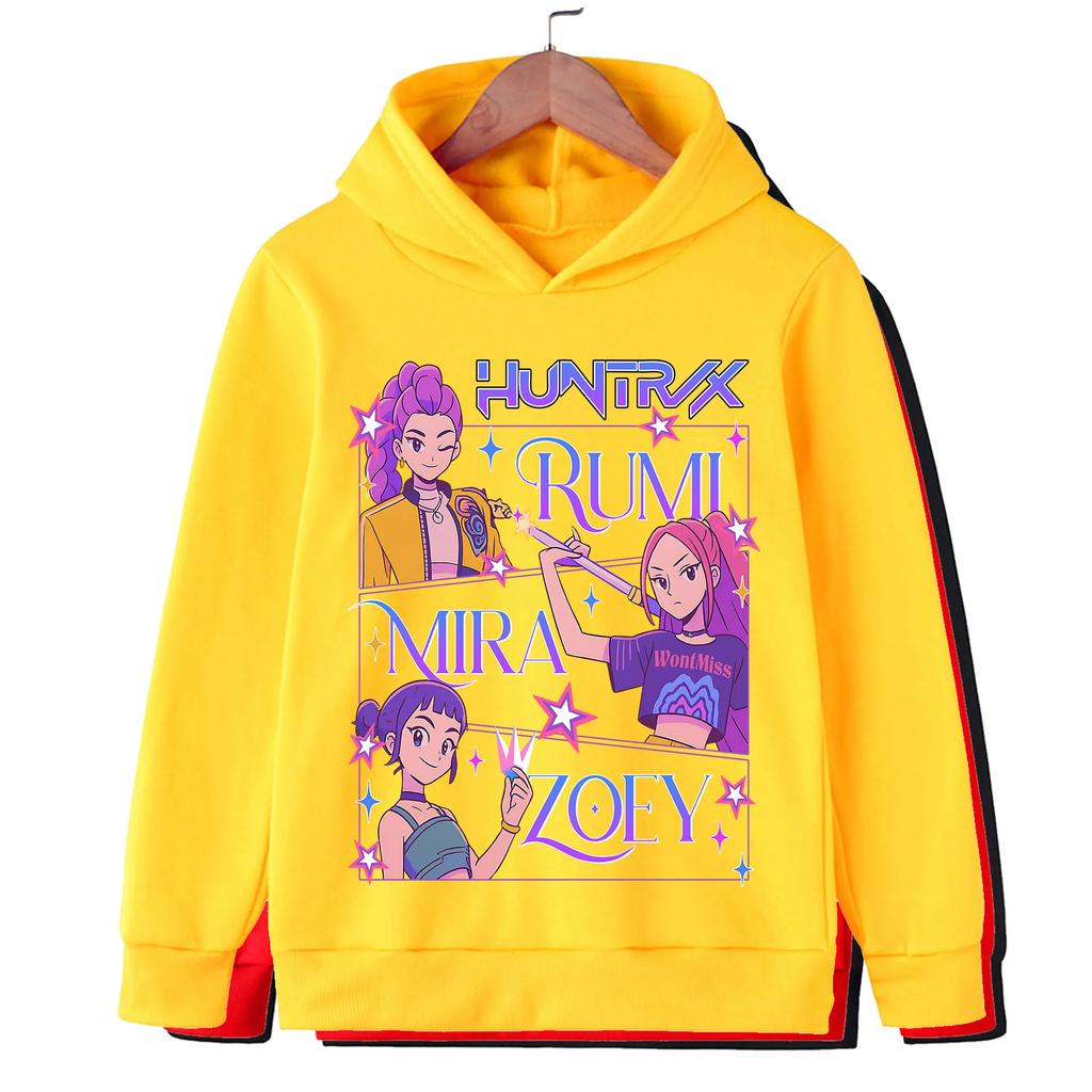 Kpop Devil Hunter Children's Clothing: Comfortable, Fashionable and Trendy Children's Sports Hoodies for Boys and Girls